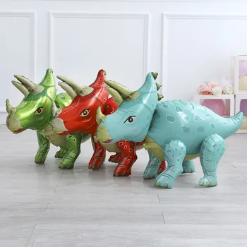1pcs 3D Surinkti Milžinišką Dinozaurą Folija Balionas Gyvūnų Balionai Vaikų Dinozaurų Gimtadienio Dekoracijas Balionas Vaikams, Žaislai