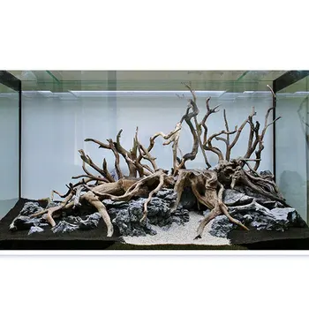 1pcs Akvariumas Natūralaus Medžio Kamieno Driftwood Žuvų Bakas Augalų Medienos Apdaila Ornamentu