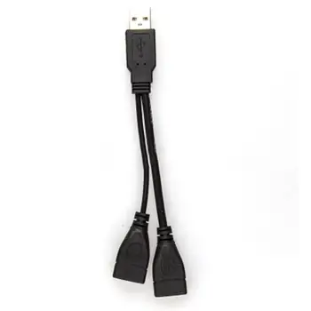1PCS Automobilinis Nešiojamas USB Skirstytuvo Kabelis 2 Prievado Duomenų Perdavimo mokesčių Centru Tesla Modelis 3, Interjero Priedai