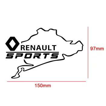 1PCS Automobilio Degalų bako dangtelis lipdukai SPORTO įklija, Renault koleos duster megane 2 