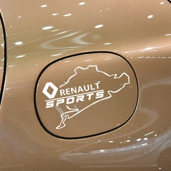 1PCS Automobilio Degalų bako dangtelis lipdukai SPORTO įklija, Renault koleos duster megane 2 