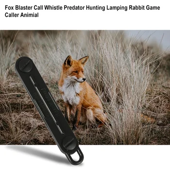 1pcs Black Lauko Lapė Žemyn Fox Blaster Skambinkite Švilpukas Plėšrūnų Medžioklės Lamping Skambina Triušių Žaidimas Skambinančiųjų Animial