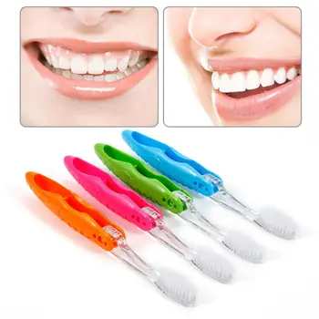 1PCS dantų šepetėlį, Sulankstomas Kelionės Pakeitimo Soft Bristle Šepečių Aplinkai Sveikatos Žodžiu Automobiliu Nešiojami Dantų šepetukas