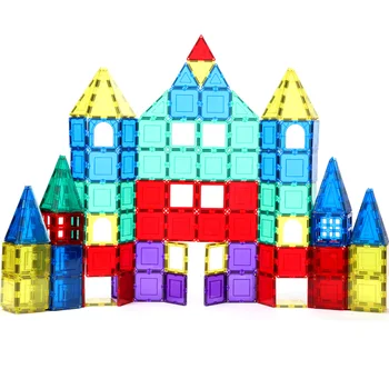 1Pcs Didelis Dydis Skaidrios Magnetinės Dizaineris Statybos Statybinės Plytos Magnetas Blokai Švietimo Žaislai Vaikams, Vaikų Dovanų