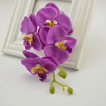 1pcs Dirbtinės Gėlės Drugelis Orchidėja Drugelių Orchidėja, naujas Namas Namo Vestuvių Šventė Apdailos netikrą modeliavimas gėlių