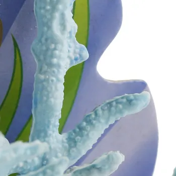1PCS Dirbtinį Koralų Augalų Povandeninį Vandens Ornamentu Akvariumas Dervos Modeliavimas Dirbtinio Žuvų Bakas Netikrą Koralų Apdaila