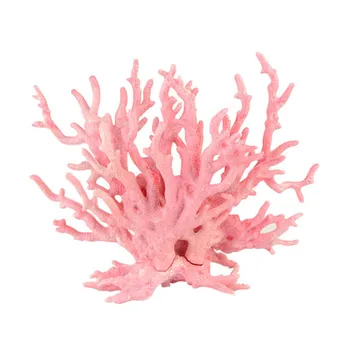 1PCS Dirbtinį Koralų Augalų Povandeninį Vandens Ornamentu Akvariumas Dervos Modeliavimas Dirbtinio Žuvų Bakas Netikrą Koralų Apdaila