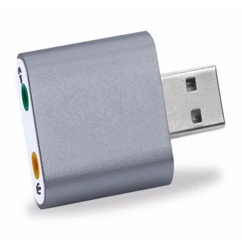 1pcs Garso Garso plokštė Adpater Mini Išorinį USB 2.0 7.1 CH Virtualus Audio 
