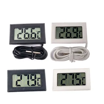 1pcs LCD Skaitmeninis Termometras už Šaldiklio Temperatūra -50~110 laipsniu, Šaldytuvas, Šaldytuvo Termometras