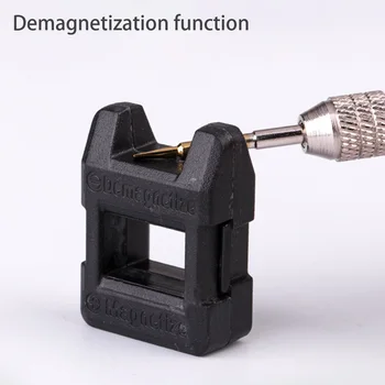 1PCS Magnetizer Demagnetizer Įrankis Atsuktuvas Stendo Bitų Įtaisą Patogu Magnetized Vairuotojas Greitai Magnetinio 2 in 1 Naujas Atsitiktinių Spalvų