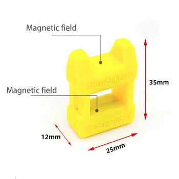 1PCS Magnetizer Demagnetizer Įrankis Atsuktuvas Stendo Bitų Įtaisą Patogu Magnetized Vairuotojas Greitai Magnetinio 2 in 1 Naujas Atsitiktinių Spalvų