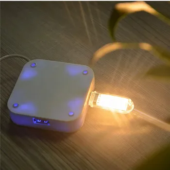 1Pcs Mini 3LEDs 8LEDs USB 5V LED Nakties šviesos Stalas Knyga, Lempa Kempingas USB Lemputė Vaikų dovanų automobilinis Įkroviklis Nešiojamieji kompiuteriai