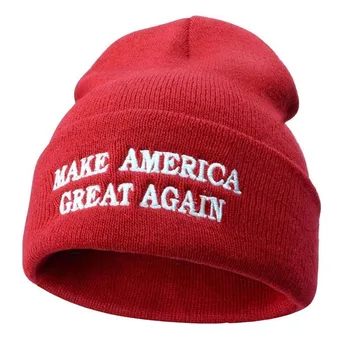 1pcs Unisex Donald Trump 2020 Beanie Skrybėlių, Kad Amerika Labai dar Kartą Megzti Beanie Žiemą Šiltas Slidinėjimo Kepurė