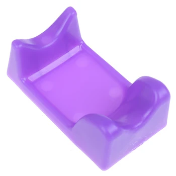 1PCS Violetinė Plastiko Elektros Nagų Amatų Gręžimo Bitų Failo Manikiūro Mašina Nails Art Rašiklio Laikiklis Stendas