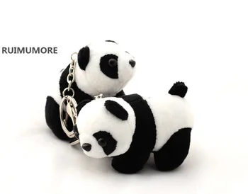 1piece, Subtilus Kokybės 4-12 CM Maždaug. Panda Žaislai , Kūdikių Gyvūnų Įdaryti Pliušinis Panda Žaislai , Key chain panda lėlės