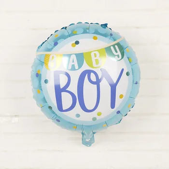 1set didelis karšto oro baby shower folija Balionai welcome baby girl berniuko gimtadienio dekoracijos vaikams 12inch latekso oro globos kamuoliai