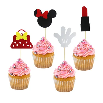 1set Mickey Mouse Tortas Toppers Cupcake Aksesuaras Tutu Tortas Lentelėje Šalies Prekių Gimtadienio Mickey Mouse Dekoracijos Džiaugtis