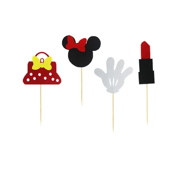 1set Mickey Mouse Tortas Toppers Cupcake Aksesuaras Tutu Tortas Lentelėje Šalies Prekių Gimtadienio Mickey Mouse Dekoracijos Džiaugtis