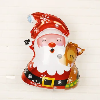 1Set Navidad Linksmų Kalėdų Folija Balionai, Kalėdų Senelis, senis besmegenis Globos Kalėdos Elniai Pingvinas oro žaislai, Kalėdiniai Papuošalai, Namų