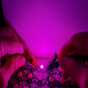 1w 3w 5w viso spektro led grow light chip 380-840nm , geriausiai led augti chip kambarinių augalų auga