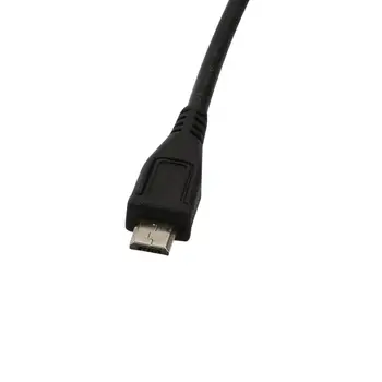 1x Micro USB 5 Pin Male 3,5 mm Female Jack AUX Garso Sinchronizavimo Ausinių Adapteris Kabelio Laido 30cm