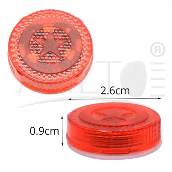 1X Raudonas Magnetinio Belaidžio LED Automobilių Durų Atidarymo Įspėjamieji Žibintai Vandeniui Strobe Mirksi Stabdžių Galinis Susidūrimo Led Žibintai Saugos