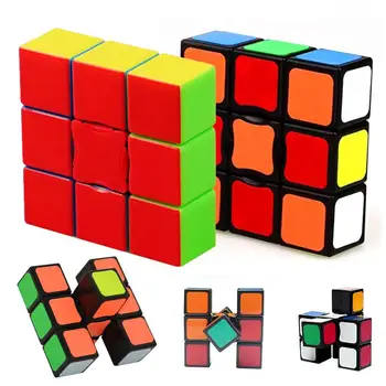 1x3x3 Magic Cube Puzzle Brain Teaser133 Super Diskelio Greitis Kubo Galvosūkį 2019 Karšto Pardavimo Magic Square Anti Stresas Žaislai Magico Cubo
