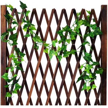 2.1 m Dirbtinis Ivy žalia Lapų Girlianda Augalai Vynuogių Netikrą Lapai Namų Dekoro Plastiko Rotango string Sienų Dekoras Dirbtinių Augalų
