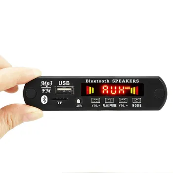 2*3W Stiprintuvo Bluetooth 5.0 MP3 Grotuvas Dekoderis Valdybos Automobilinis FM Radijo Modulio laikiklis FM TF USB AUX Rankų Skambučio Įrašo