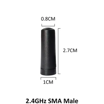 2.4 GHz Antena Wifi 2dbi SMA Male Jungtis 2.4 ghz antena mini dydžio antenos, antenos wi fi 2.4 G antenas maršrutizatorius