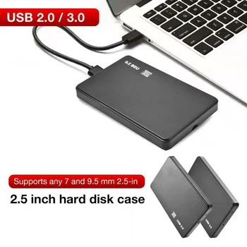 2.5 colio hdd atveju, USB 3.0/2.0 5Gbps SATA Išorinis Uždarymo HDD Kietojo Disko Atveju Langelį KOMPIUTERIO išorinį kietąjį diską atveju