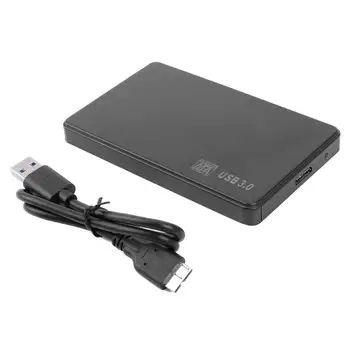 2.5 colio HDD Case SATA į USB 3.0 Adapteris 6 Gb Išorinį Standųjį Diską Aptvarą SSD Disko Atveju HDD Dėžutė, USB 2.0 HD Išorinis HDD
