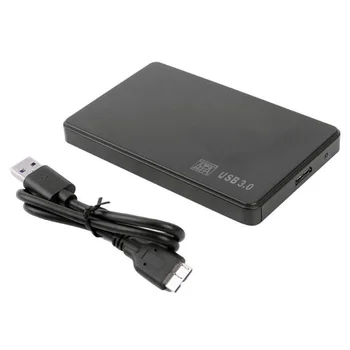 2.5 colio SATA SSD HDD Adapteris Plastiko USB 2.0/3.0 Talpyklos Išorinio Langelį Mobile HDD Atveju, USB Laidas, Naujas Dėklas