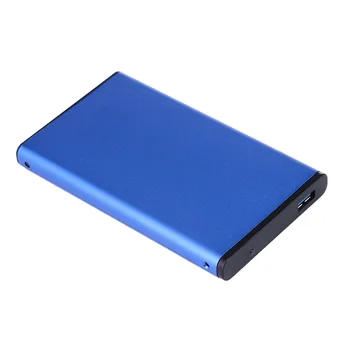 2.5 Colių USB 2.0 SATA Išorės Mobiliojo Standžiojo Disko Dėžutė Aliuminio Lydinio Korpuso HDD Talpyklos Kietąjį Diską Atveju Karšto Pardavimo