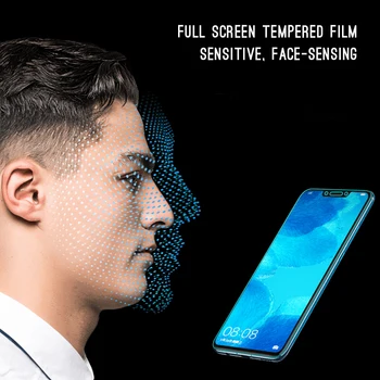 2.5 D Visiškai Padengti Grūdinto Stiklo Huawei Nova 3 3i 3e 2i Screen Protector Filmas 