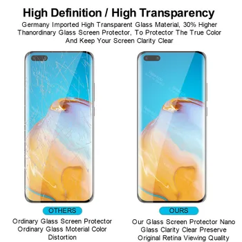 2 in 1 kameros lęšis grūdintas Stiklas huawei p40 pro p 40 pro 40pro p40pro 5G 2020 saugos šarvai screen protector apsauginė Plėvelė