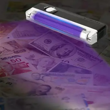2 in1 Nešiojamą UV Led Šviesos Žibinto Lempa, Padirbta Valiuta Pinigų Detektorius Padirbtų Banknotų Pasų Saugumo Tikrintuvas