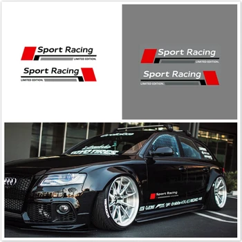 2 vnt 60 X 11 cm Automobilių sporto lenktynių logo stiliaus lipdukas Automobilių kėbulo lipdukas reikmenys Audi A1 A3 A4 A5 A6 A7 A8 Q2 Q3 Q5 Q7 TT
