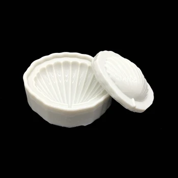 2 vnt/set Shell Perlų Silikono Formos Sugarcraft Keksiukų Kepimo Formą Minkštas Tortas Dekoravimo Įrankiai