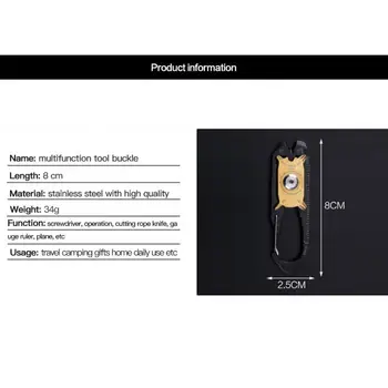 20 1 Kišenėje Multi Įrankis, Mini Lauko Nešiojamų EDC Mini Naudingumas Keychain Lauko Kempingas Raktų Žiedas Avarinių Gelbėjimo Priemonės