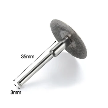 20-50mm Deimantiniai Pjovimo Diskai & Grąžtas Mini diskinis Pjūklas Už Rotacinis Įrankis Mini Įtvarų 3.0 mm Akmens Ašmenys Rankiniai įrankiai