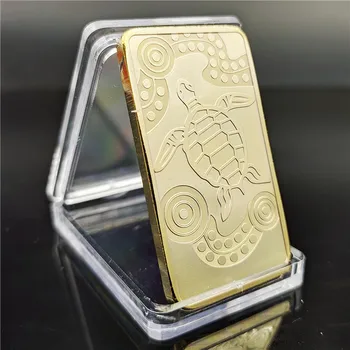 2011 Metų Elizabeth Australija 999.9 Aukso Juosta Vėžlio Dizaino Auksą, Padengtą Aukso Juosta