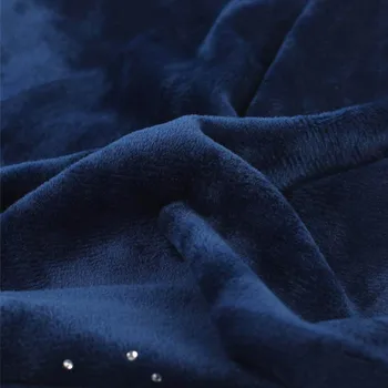 2018 m. Žiemos Veliūras Slouchy Beanie Skrybėlių Moterų Cashion Cirkonio Diamond Skullies&Beanies Moterų Balavaca Minkštas Šiltas Skrybėlės