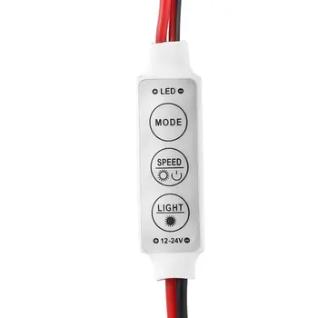 2018 Naujos Kokybės 1PCS Pigūs Mini RGB Controler stiprumą Už Vieną Spalvą 5050/3528 Led juostelės Karšto Paieška