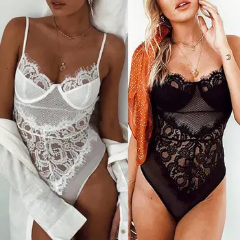 2019 Moterys Vasarą Seksualus apatinis Trikotažas G-string Sleepwear Babydoll Apatiniai, naktiniai drabužiai
