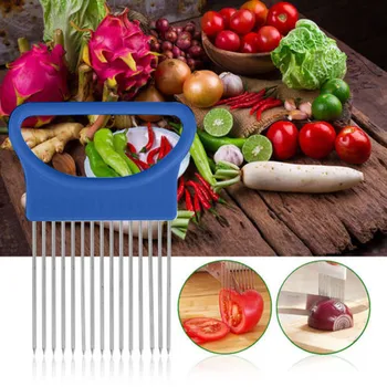 2019 Naujas Geras Pagalbininkas Virtuvės įrankiai Pomidorų, Svogūnų Daržovių Peilis Pjovimo Pagalbos Savininko Vadovas, Pjaustymo Cutter Saugus Šakutės Svogūnai Slicer