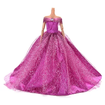 2020 Handmake Princesė Vestuvių Suknelė Elegantiškas Drabužius Suknelė Sijonas, Batai Barbie Lėlės Suknelės