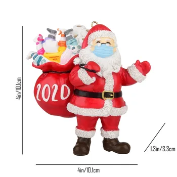 2020 Kalėdų Ornamentu Karantino Papuošti Kalėdų medžio Kabo Pakabukas Kalėdų eglutės Kabantys Papuošalai Kalėdų Dekoracijos