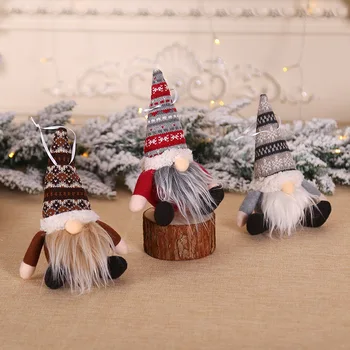 2020 m., Kalėdiniai Papuošalai, Namų Apšvietimas Gnome Lėlės Pakabukas Santa Gnome Pliušinis Lėlės Dekoratyviniai Kalėdų Papuošalai Naujųjų Metų