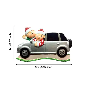 2020 m. Kalėdų Eglutė Nepriklausomo Kabinti Apdailos PVC PASIDARYK pats Pavadinimas Individualizuoti Šeimos Palaiminimą, Automobilių Kalėdų Ornamentu Naujųjų Metų 2021
